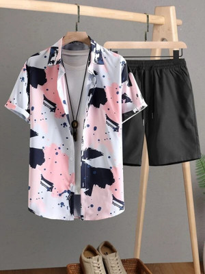 LG Creation Men Printed Multicolor Night Suit Set