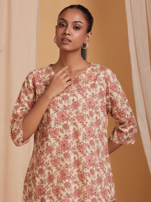 DreamBe Women Printed Pink Night Suit Set
