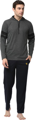 MACK JONNEY Striped Men Track Suit