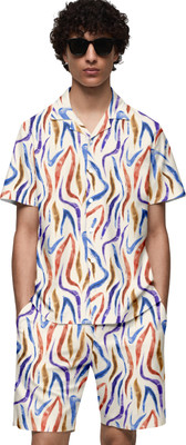 CHEAPSHIRTS Men Printed Multicolor Night Suit Set