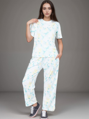 Lugo Women Solid Multicolor Night Suit Set