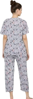 Tiki Tees Graphic Print Women Jumpsuit