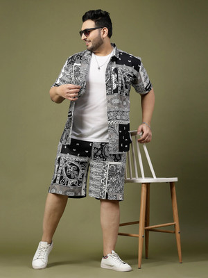 RIGO Men Printed Multicolor Night Suit Set
