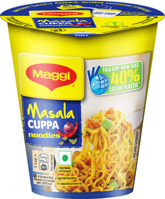 Maggi Instant Cuppa Masala Noodles 70.5gm Instant Noodles Vegetarian(70.5 g)