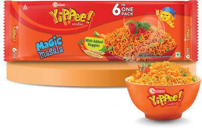 Sunfeast YiPPee! Magic Masala with Added Veggies-The Better Instant Noodles Vegetarian(420 g)