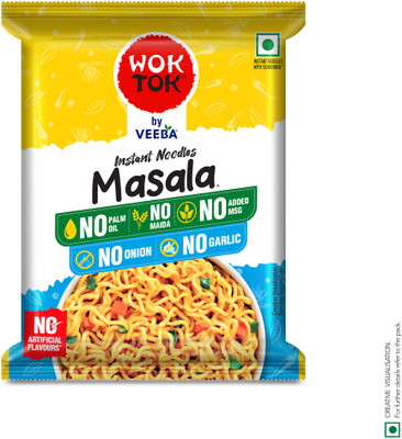 VEEBA Instant Noodles Masala No Onion No Garlic Instant Noodles Vegetarian(66 g)