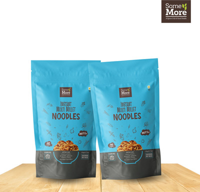 somemore Multimillet Noodles 175g Pack Of 2 Instant Noodles Vegetarian(2 x 87.5 g)