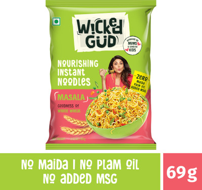 WickedGud Masala Instant Noodles Instant Noodles Vegetarian(69 g)