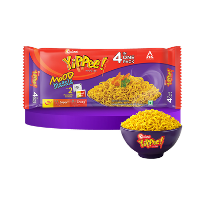 YIPPEE Mood Masala With 2 Masala Sachets Instant Noodles(260 g)