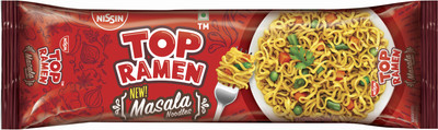 TOP RAMEN Yummy Masala Instant Noodles Vegetarian(360 g)