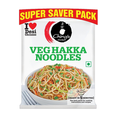 Ching's Secret Veg Hakka Noodles(560 g)