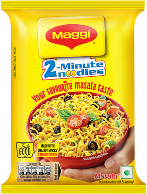 Maggi 2-Minute Favourite Masala Taste, Made With Choicest Quality Spices Instant Noodles Vegetarian(70 g)