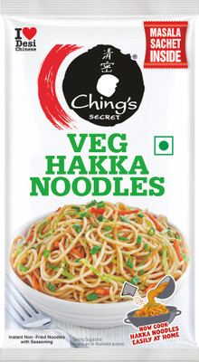 Ching's Secret Hakka Noodles with Masala, Complete Hakka Noodle Kit (Serves 2), Hakka Noodles Vegetarian(140 g)