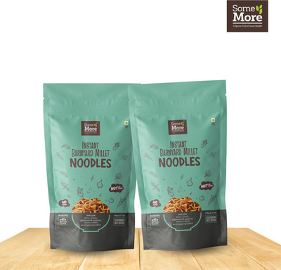 somemore Branyard Millet Noodles Pack Of 2 Instant Noodles Vegetarian(2 x 87.5 g)