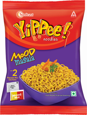 Sunfeast YiPPee! Mood Masala-2 Masala Sachets Instant Noodles Vegetarian(70 g)