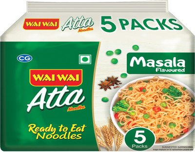 Wai Wai Atta 5 IN 1 18 pkt Instant Noodles Vegetarian(325 g)