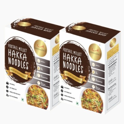 Indulgence No Maida Foxtail Millet Hakka Noodles Pack of 2 -400 Gms Hakka Noodles Vegetarian(2 x 200 g)