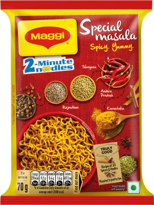 Maggi 2 Minute Special Masala Instant Noodles Vegetarian(70 g)