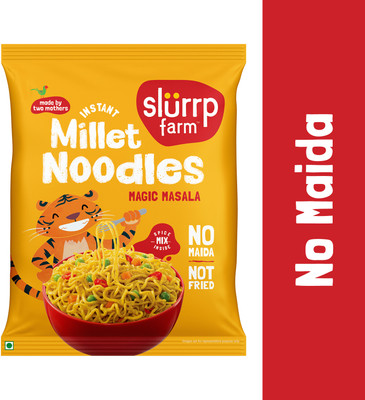 Slurrp Farm Magic Masala, No Maida, No MSG, Millet Instant Noodles Instant Noodles Vegetarian(57 g)