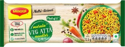 Maggi Nutri licious Veg Atta Masala Instant Noodles Vegetarian(435 g)