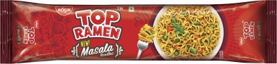 TOP RAMEN Yummy Masala Instant Noodles Vegetarian(480 g)