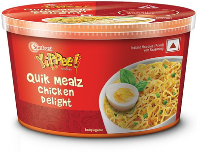 Sunfeast YiPPee! Yippee Quik Mealz Chicken Delight Instant Noodles Non-vegetarian(70 g)