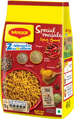 Maggi 2 Minute Special Masala Instant Noodles Vegetarian(12 x 70 g)