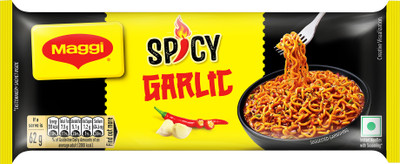 Maggi 2-Minute Spicy Garlic Noodles Instant Noodles Vegetarian(248 g)