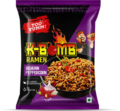 Too Yumm! K-BOMB Sichuan peppercorn Instant Noodles Vegetarian(79 g)