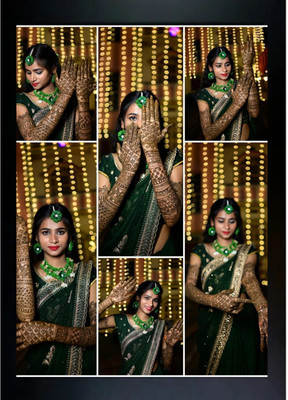 DEKOVA MDF Wall Photo Frame(Black, 6 Photo(s), Photo Frame Gift Picture Frame with Multiple Photos send photo-)