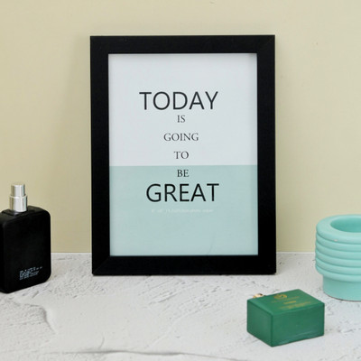 The Procure Store Wood Table Photo Frame(Black, 1 Photo(s), 15.2 x 20.3 CM, 6 x 8 Inch)