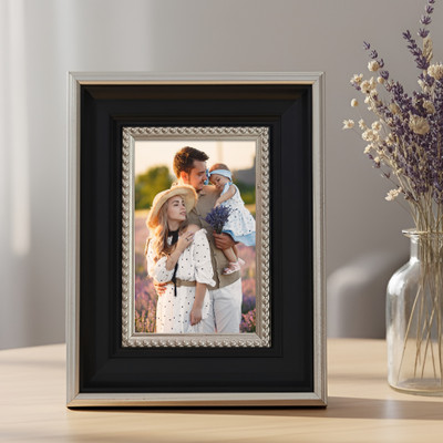 Art Street MDF Table Photo Frame(Black, 1 Photo(s), 4x6 Inch)
