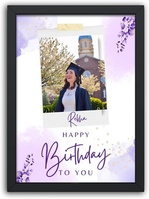 RSK CREATION Wood Wall Photo Frame(Black, 1 Photo(s), 8x12)