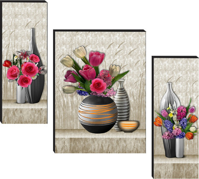 SNDArt MDF Wall Photo Frame(Multicolor, 3 Photo(s), 12 x 18)