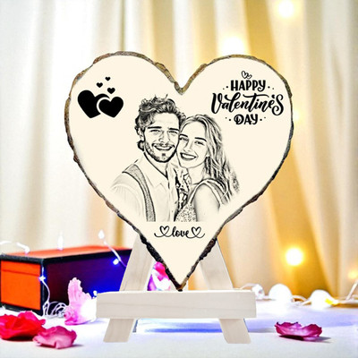 DVMART Wood Table Photo Frame(Beige, 1 Photo(s), 6.5 inch)