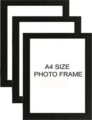 NORALA MDF Wall Photo Frame(Black, 0 Photo(s), A4 SIZE PHOTO FRAME)