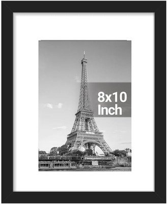Maurvish Amazing Arts Wood Wall Photo Frame(Black, 1 Photo(s), 8x10 Inch Picture Frame Set of 1)