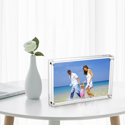 Maitri Acrylic Table Photo Frame(White, 1 Photo(s), 5x7)
