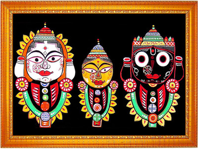 Think Tech MDF Wall Photo Frame(Black, 1 Photo(s), Jagannath 8 x 6 CM)