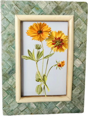 InsTook Wood Table Photo Frame(White, 1 Photo(s), S)