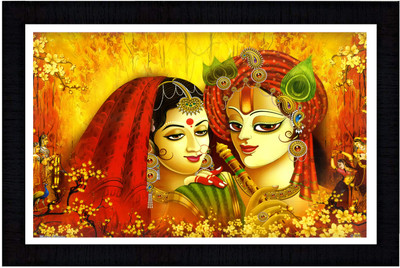 SJM ENTERPRISES RADHA KRISHNA Religious Frame