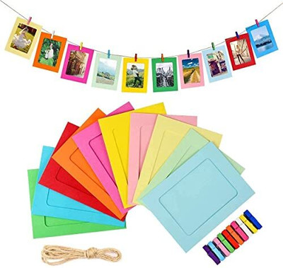 MOREL Paper Wall Photo Frame(Multicolor, 10 Photo(s), 4*6)