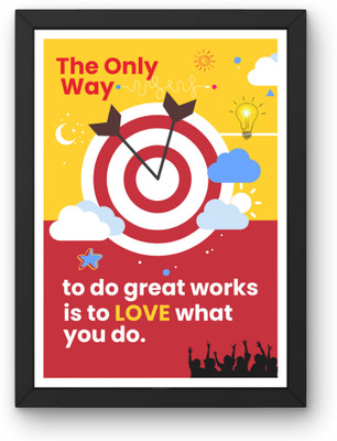 Craftokart Wood Wall Photo Frame(Black, 1 Photo(s), 13.5*10 Inch, Inspirational Quote Photo Frame)