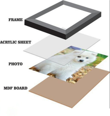 New Yashika Enterprises Wood Wall Photo Frame(Black, 13 Photo(s), a4)