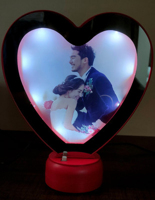 TheWhoop Polymer Table Photo Frame(Red, 1 Photo(s), 17.5 x 17.5)