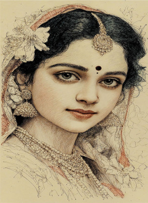 Photoframewalaz Wood Wall Photo Frame(White, 1 Photo(s), Radha Krishna Photo Frame | Radha Krishna Painting | Gift Photo Frames | Wood Wall Photo Frame | RADHA KRISHNA Frame Digital Reprint 10 inch x 14 inch Painting)