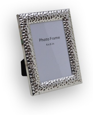 MeLANgE Silver-plated Table Photo Frame(Silver, 1 Photo(s), 4X6)