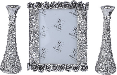 DEVANIX Silver-plated Table Photo Frame(Silver, 1 Photo(s), 1 normal_photo_frame)