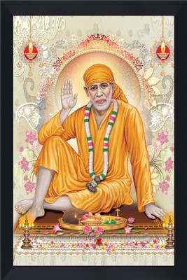 Gita Govinda Sai Baba acrylic glass photo frame Religious Frame