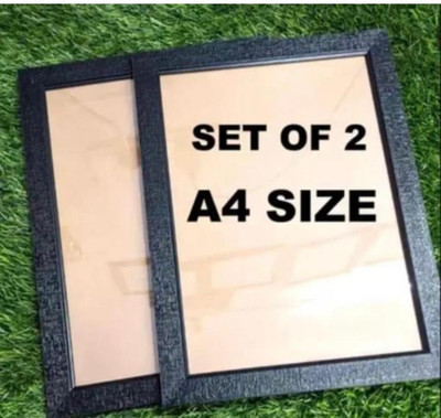 NTcollection Wood Wall Photo Frame(Black, 4 Photo(s), 8x12)